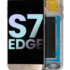 OLED Assembly With Frame For Samsung Galaxy S7 Edge (G935W8) (Service Pack) (Gold)