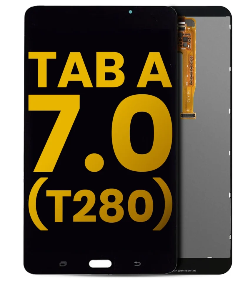 LCD Assembly Without Frame For Samsung Galaxy Tab A 7.0" 2016 (T280) (WiFi Version) (Refurbished) (Black)