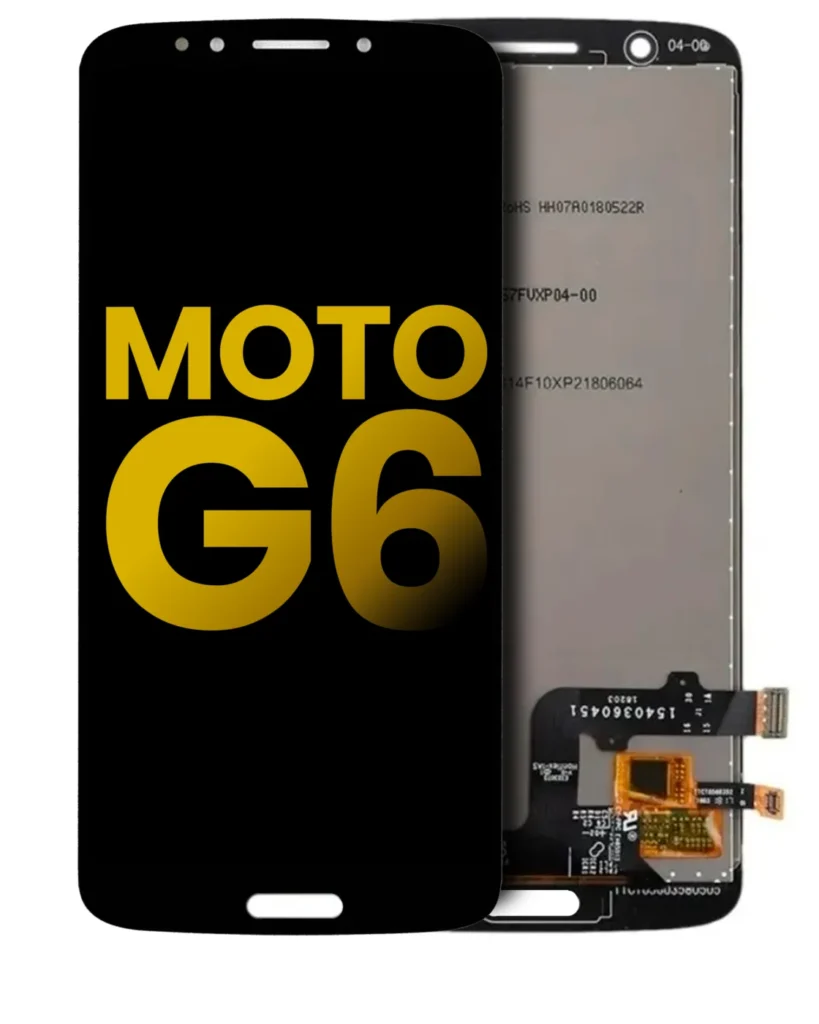 LCD Assembly Without Frame For Motorola Moto G6 5.7" (XT1925 / 2018) (151MM) (Refurbished) (Black)