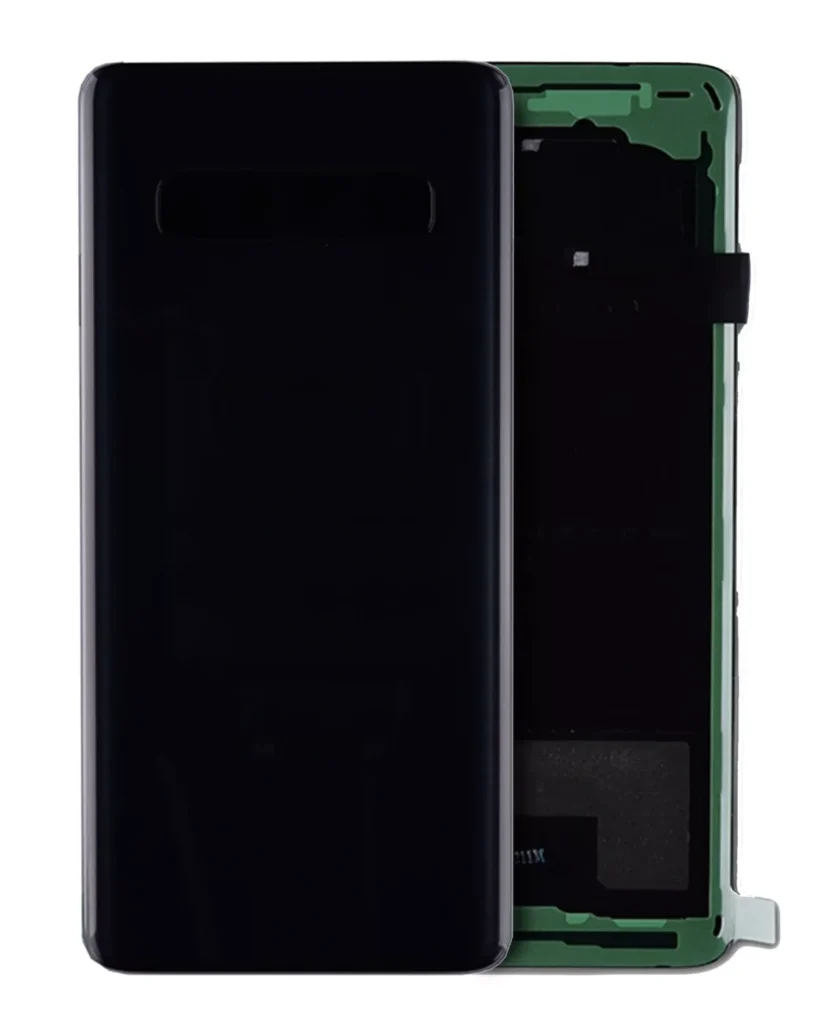 Back Cover Glass With Camera Lens For Samsung Galaxy S10 (Service Pack) (Prism Black)