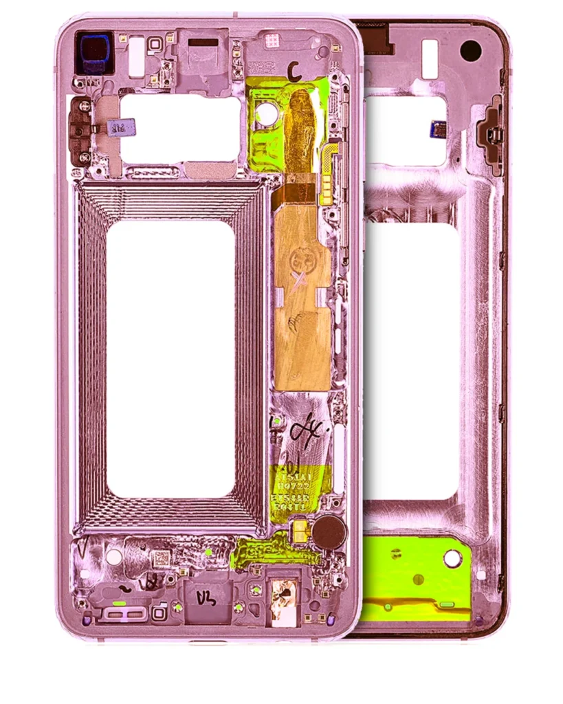 Mid-Frame Housing For Samsung Galaxy S10E (With Small Parts) (Flamingo Pink)