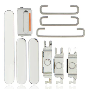 Hard Buttons (Power / Volume / Switch) For iPhone 13 Pro / 13 Pro Max (Silver)