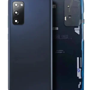 Back Cover Glass With Camera Lens For Samsung Galaxy S20 FE (Service Pack) (Cloud Navy)