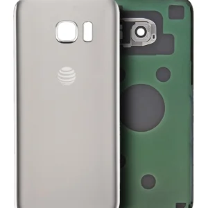 Back Cover Glass For Samsung Galaxy S7 Edge (Used OEM Pull: Grade A) (Gold Platinum)