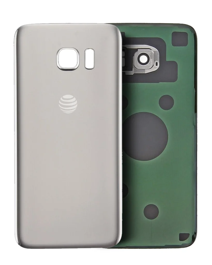 Back Cover Glass For Samsung Galaxy S7 Edge (Used OEM Pull: Grade A) (Gold Platinum)
