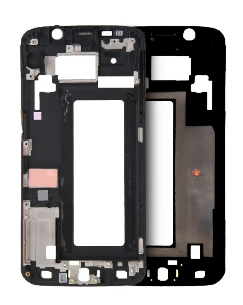 Mid-Frame Housing For Samsung Galaxy S6 Edge (Service Pack) (Black Sapphire)