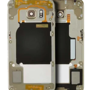 Mid-Frame Housing For Samsung Galaxy S6 Edge (Service Pack) (Gold Platinum)