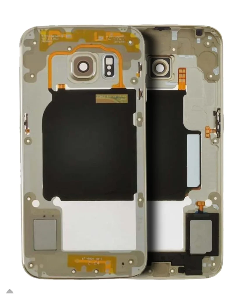 Mid-Frame Housing For Samsung Galaxy S6 Edge (Service Pack) (Gold Platinum)