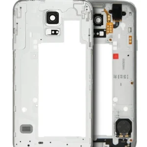 Mid-Frame Housing For Samsung Galaxy S5 (Service Pack) (Silver / Black)