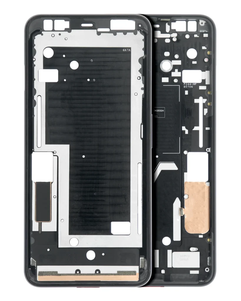 Mid-Frame Housing For Google Pixel 4XL (Clearly White Power Button)