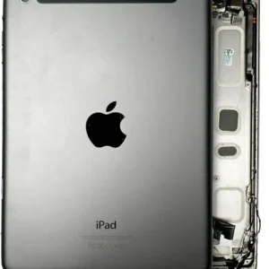 Back Housing W/ Small Components Pre-Installed For iPad Mini 4 (WIFI cellular) (Used OEM Pull: Grade C) (Space Gray)