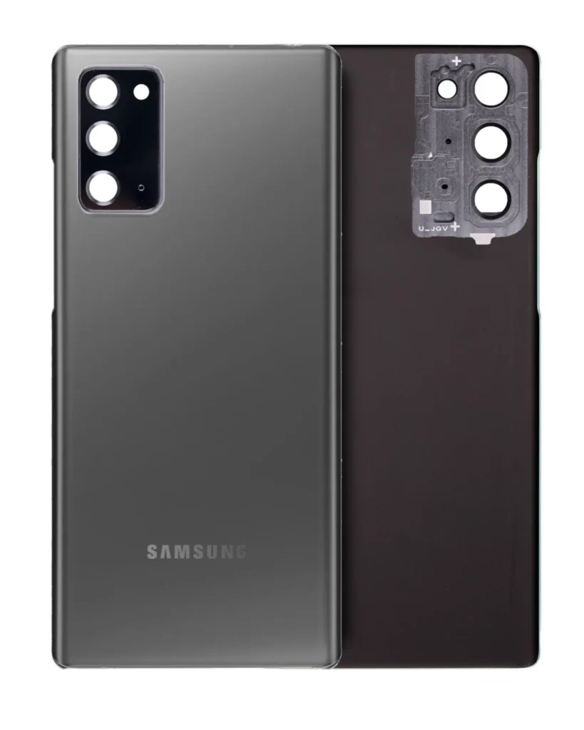 Back Cover Glass With Camera Lens For Samsung Galaxy Note 20 5G (Service Pack) (Mystic Gray)