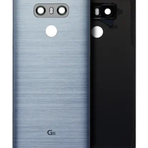 Back cover Glass With Adhesive Pre-Installed For LG G6 (Ice Platinum Silver)