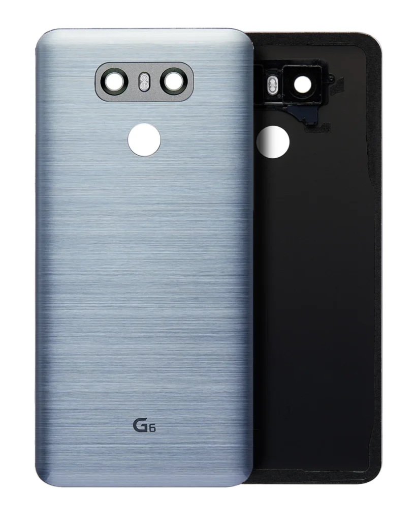 Back cover Glass With Adhesive Pre-Installed For LG G6 (Ice Platinum Silver)