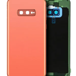 Back Cover Glass With Camera Lens For Samsung Galaxy S10e (Service Pack) (Flamingo Pink)