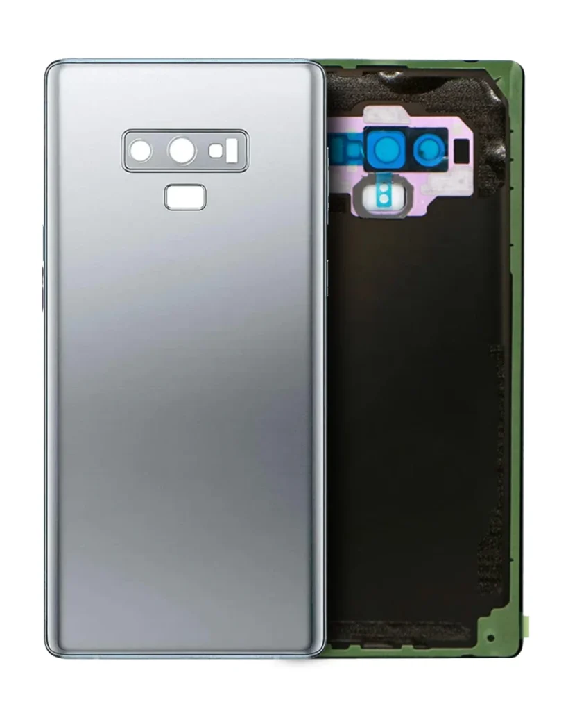 Back Cover Glass With Camera Lens For Samsung Galaxy Note 9 (Service Pack) (Cloud Silver)