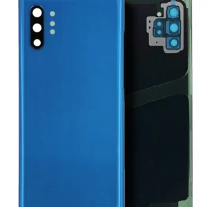 Back Cover Glass With Camera Lens For Samsung Galaxy Note 10 Plus / 5G (Service Pack) (Aura Blue)