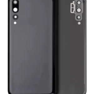 Back cover Glass With Camera Lens For Huawei P20 Pro (Black)