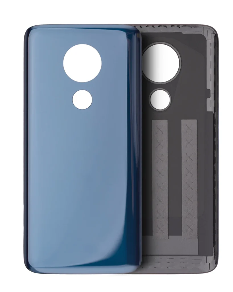 Back cover Glass For Motorola Moto G7 Power (XT1955 / 2019) (Marine Blue) (US Version)
