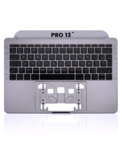 Top Case with Keyboard (ISO French) For MacBook Pro 13" A1708 (2016-2017) (Space Gray)