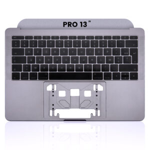 Top Case with Keyboard (ISO French) For MacBook Pro 13" A1708 (2016-2017) (Space Gray)