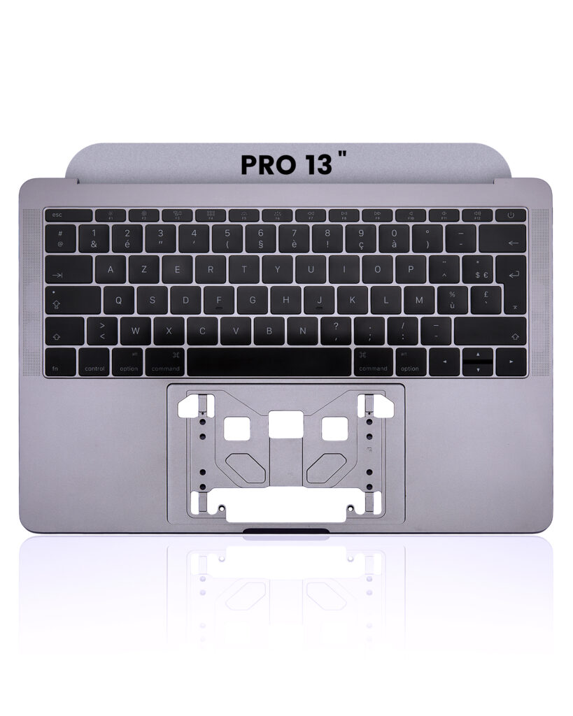 Top Case with Keyboard (ISO French) For MacBook Pro 13" A1708 (2016-2017) (Space Gray)