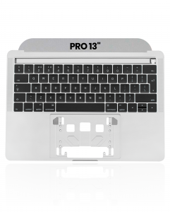 Top Case with Keyboard (ISO UK) For MacBook Pro 13" A1989 (2018-2019) (Used OEM Pull: Grade A) (Space Gray)