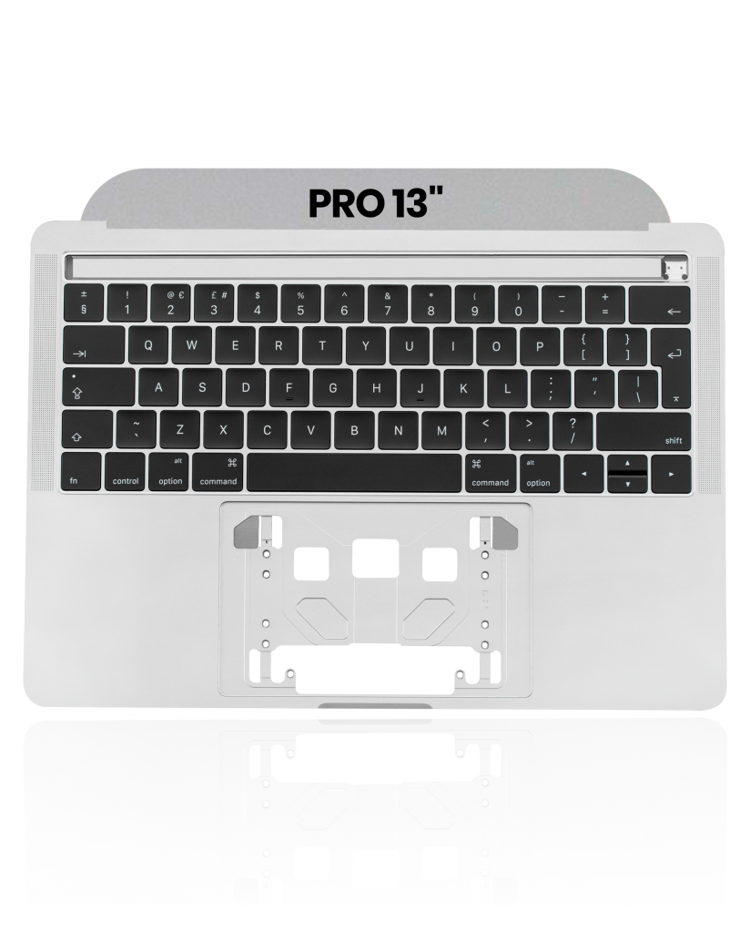 Top Case with Keyboard (ISO UK) For MacBook Pro 13" A1989 (2018-2019) (Used OEM Pull: Grade A) (Space Gray)