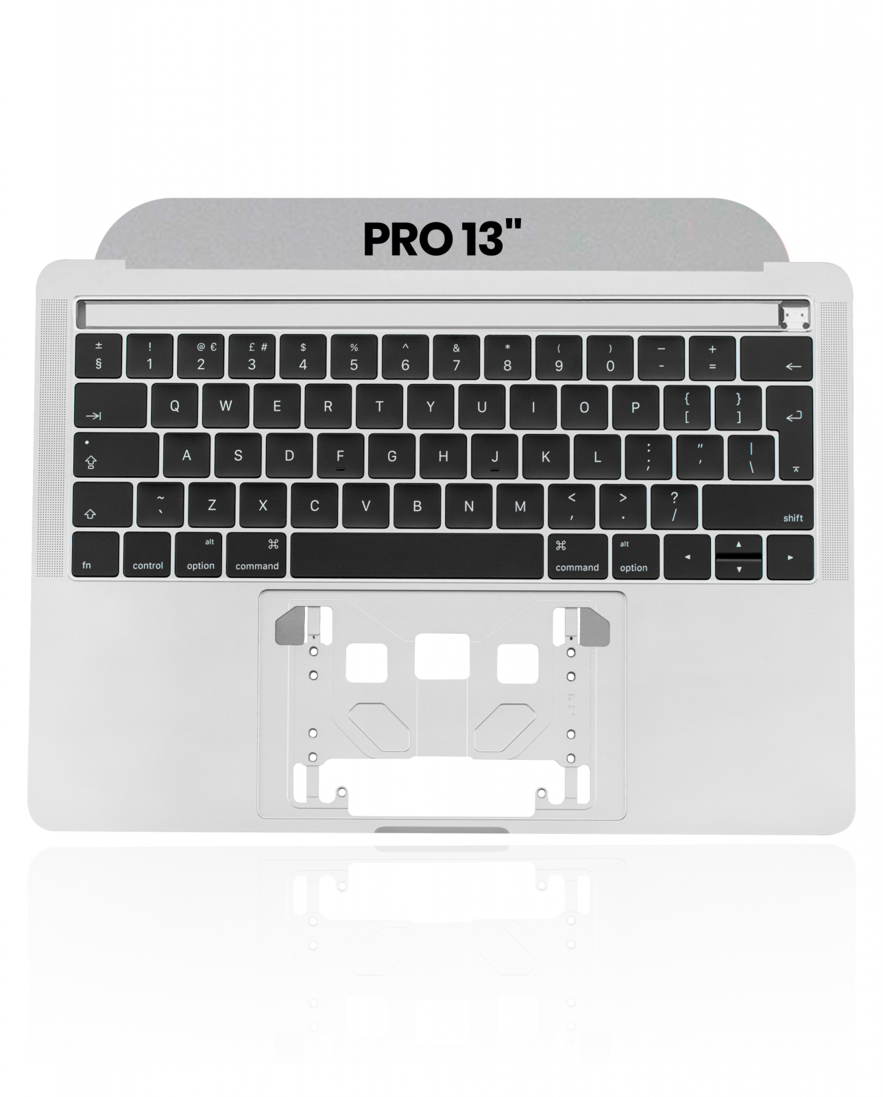 Top Case with Keyboard (ISO UK) For MacBook Pro 13" A1989 (2018-2019) (Used OEM Pull: Grade A) (Space Gray)