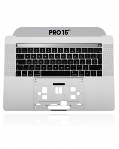 Top Case with Keyboard (ISO UK) For MacBook Pro 15" A1990 (2018-2019) (Used OEM Pull: Grade A) (Space Gray)