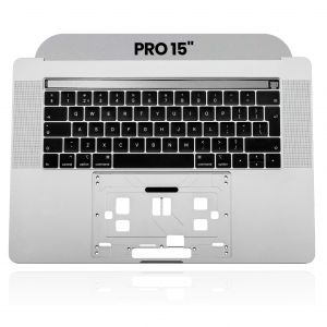 Top Case with Keyboard (ISO UK) For MacBook Pro 15" A1990 (2018-2019) (Used OEM Pull: Grade A) (Space Gray)