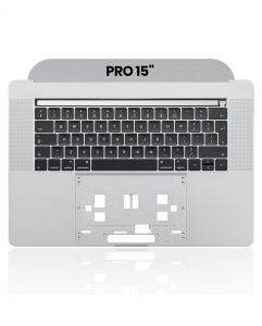 Top Case with Keyboard (ISO UK) For MacBook Pro 15" A1707 (2016-2017) (Used OEM Pull: Grade A) (Space Gray)