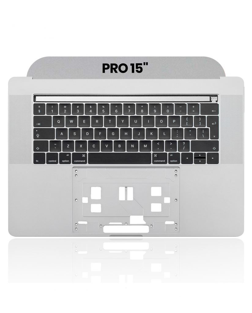 Top Case with Keyboard (ISO UK) For MacBook Pro 15" A1707 (2016-2017) (Used OEM Pull: Grade A) (Space Gray)