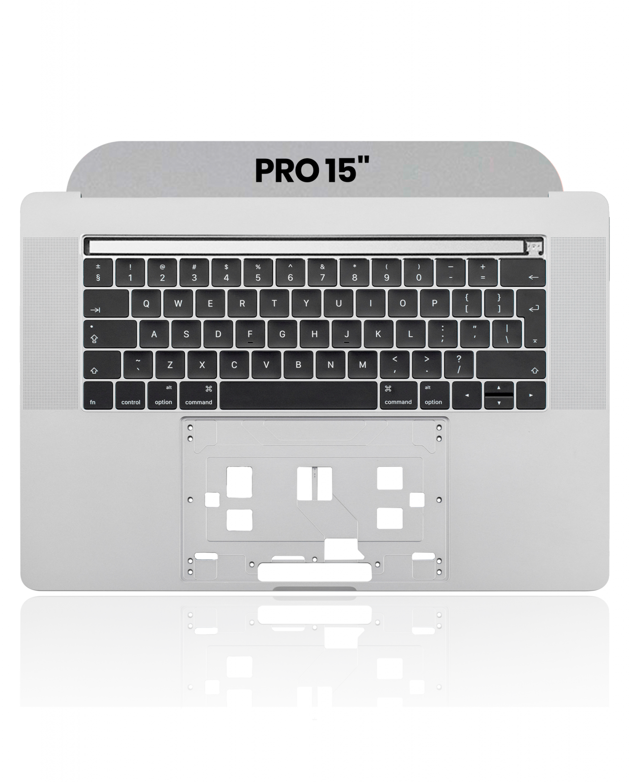 Top Case with Keyboard (ISO UK) For MacBook Pro 15" A1707 (2016-2017) (Used OEM Pull: Grade A) (Space Gray)