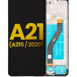 LCD Assembly With Frame For Samsung Galaxy A21 (A215 / 2020) (All Colors) (Refurbished)