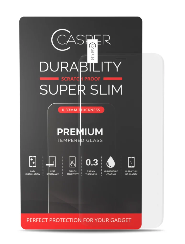 Casper Tempered Glass For iPhone 12 / 12 Pro (Retail Pack) (Clear)