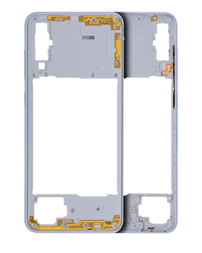 Mid-Frame Housing For Samsung Galaxy A70 (A705 / 2019) (Aftermarket Plus) (White)
