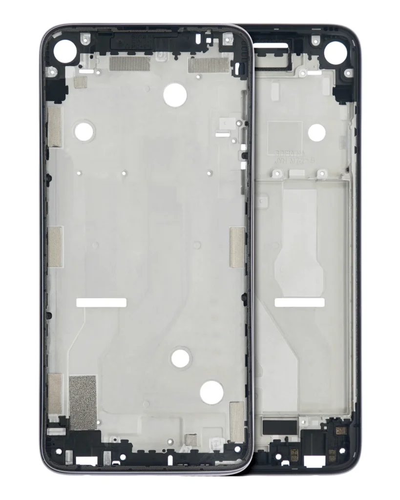 Mid-Frame Housing For Motorola Moto G Power (XT2041-4 / XT2041-6 / XT2041-7 / XT2041DL / 2020) (Smoke Black)