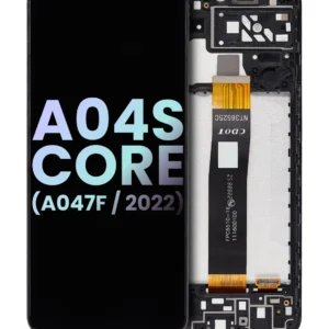 LCD Assembly With Frame For Samsung Galaxy A04S Core (A047 / 2022) (Service Pack) (Black)