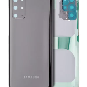 Back Cover Glass With Camera Lens For Samsung Galaxy S20 Plus (Service Pack) (Cosmic Black)