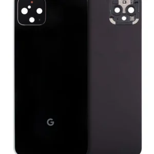 Back Glass For Google Pixel 4 (Genuine OEM) (Just Black)