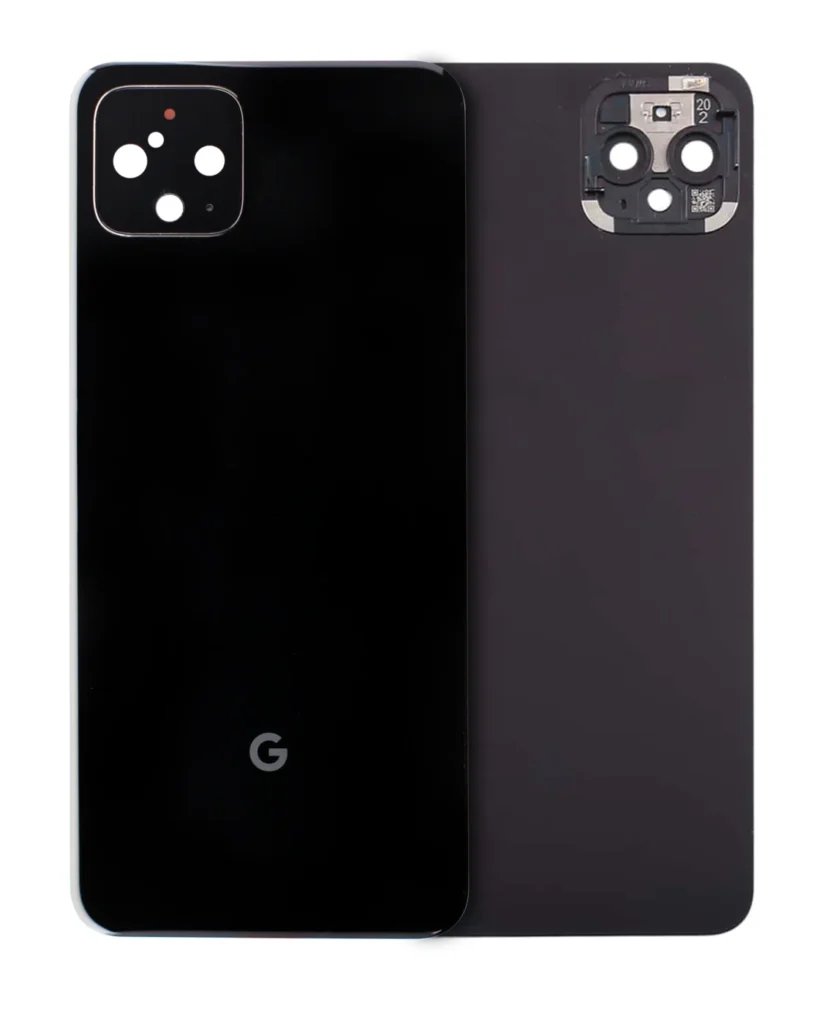 Back Glass For Google Pixel 4 (Genuine OEM) (Just Black)