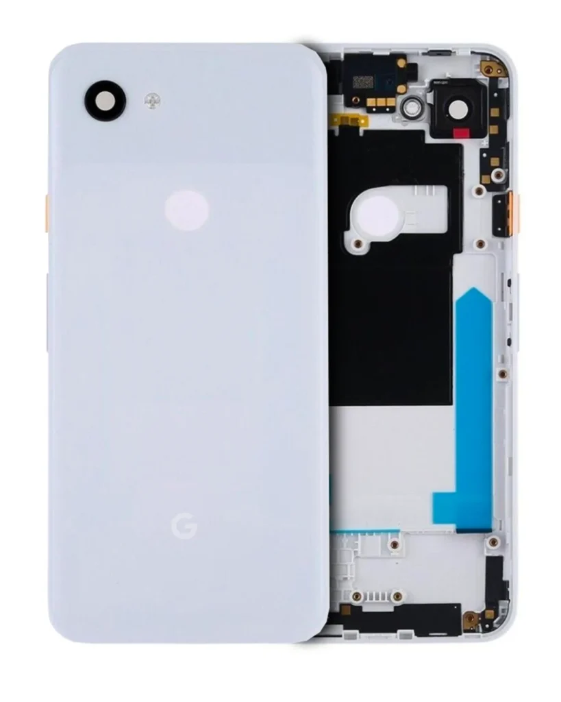Back Housing For Google Pixel 3a (Genuine OEM) (Clearly White)