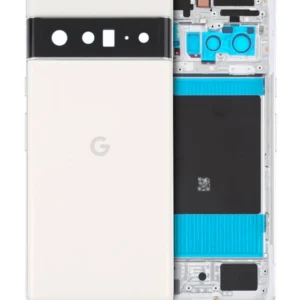 Back Housing For Google Pixel 6 Pro (Genuine OEM) (Cloudy White)