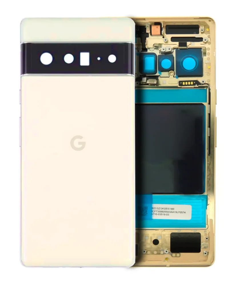 Back Housing For Google Pixel 6 Pro (Genuine OEM) (Sorta Sunny)