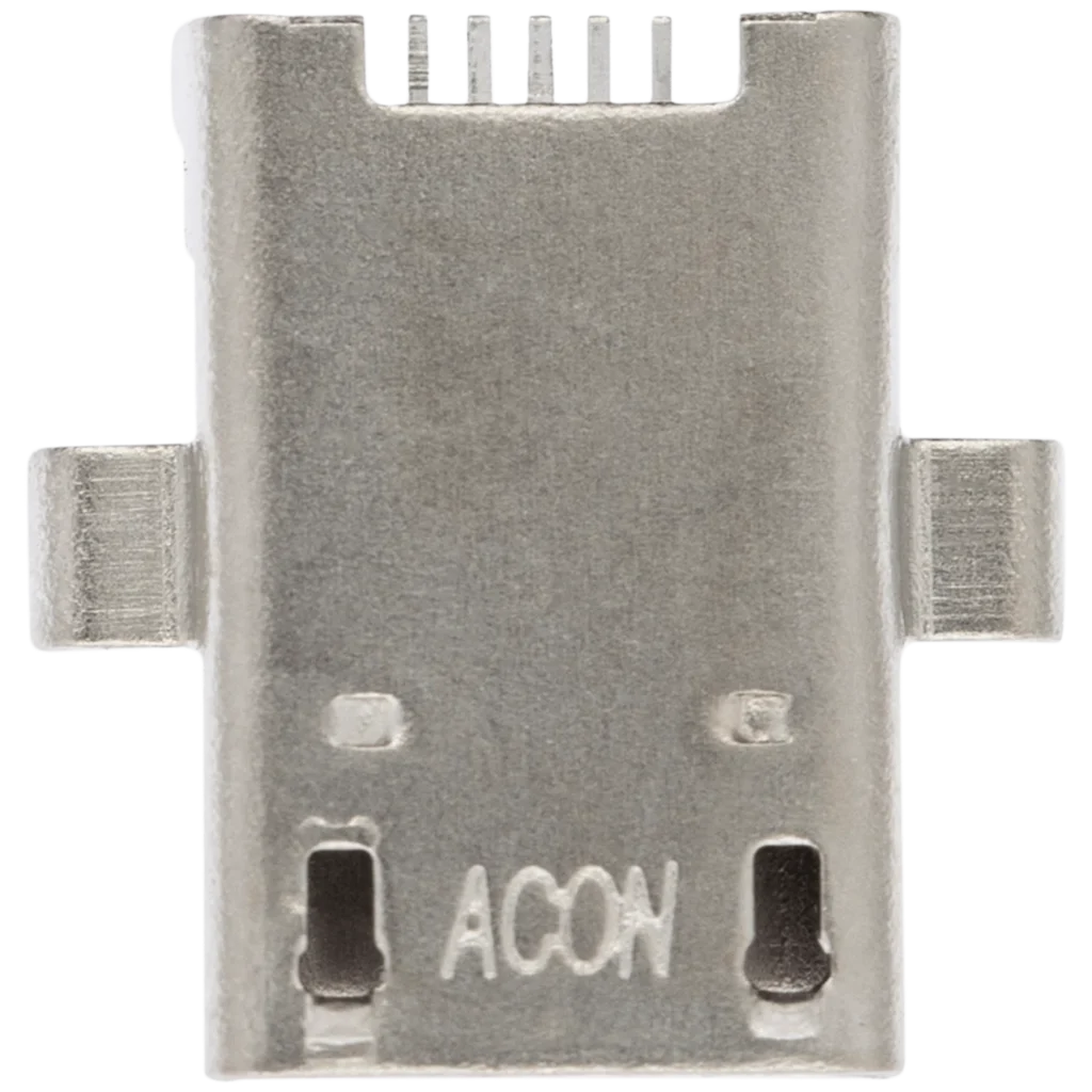 Charging port soldering required - 05 Pin - Micro B - 4 Anchor Points (C204)