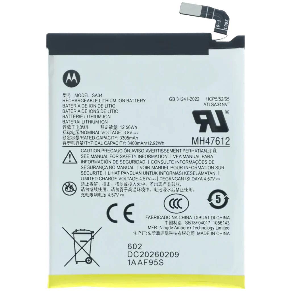 Replacement Battery (Main) For Motorola Razr Plus (XT2659 / 2026) (SA34) (Genuine OEM)
