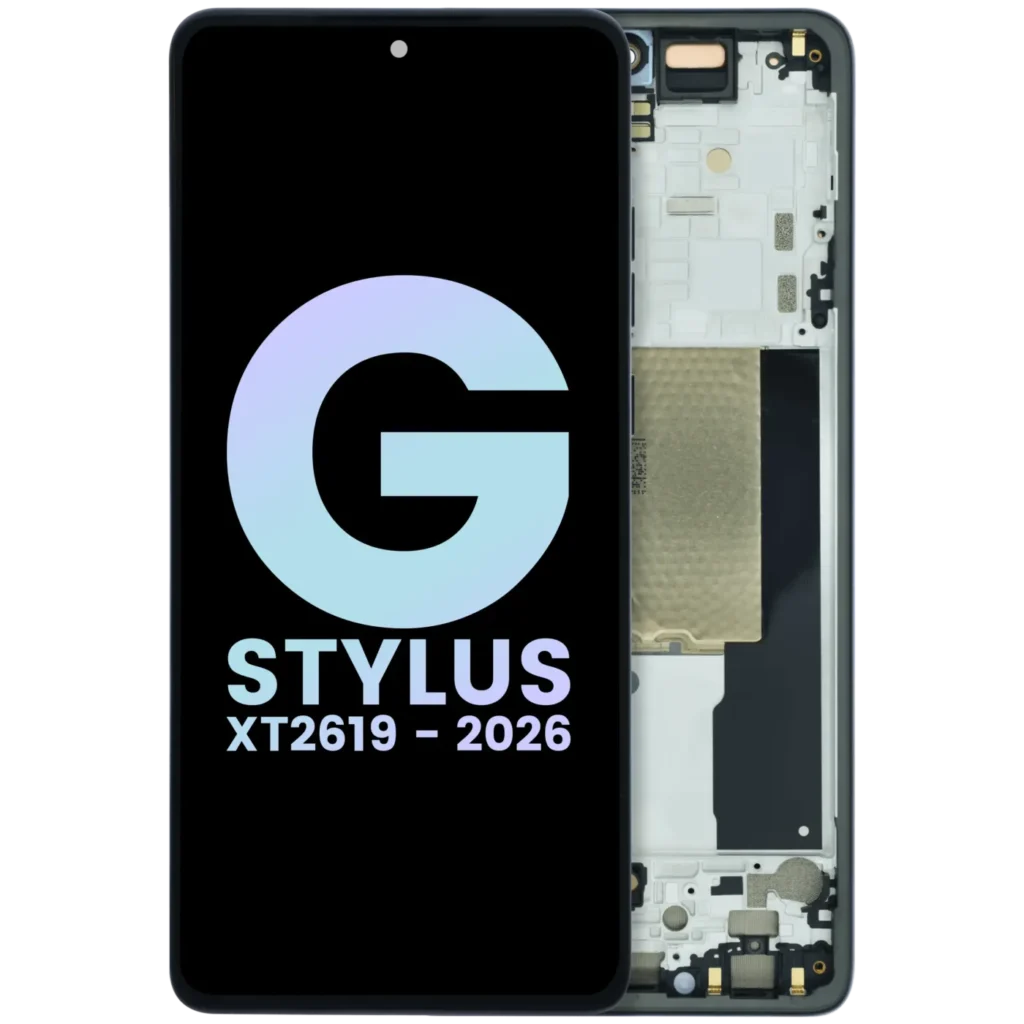 Complete OLED Display Assembly For Motorola Moto G Stylus (XT2619 / 2026) (Genuine OEM) (Coal Smoke)