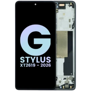 Complete OLED Display Assembly For Motorola Moto G Stylus (XT2619 / 2026) (Genuine OEM) (Coal Smoke)