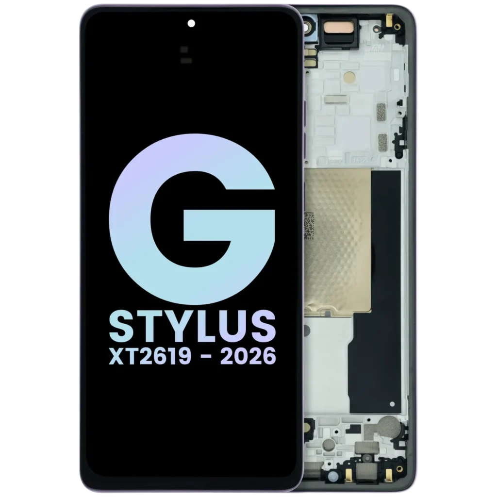 Complete OLED Display Assembly For Motorola Moto G Stylus (XT2619 / 2026) (Genuine OEM) (Lavender Mist)